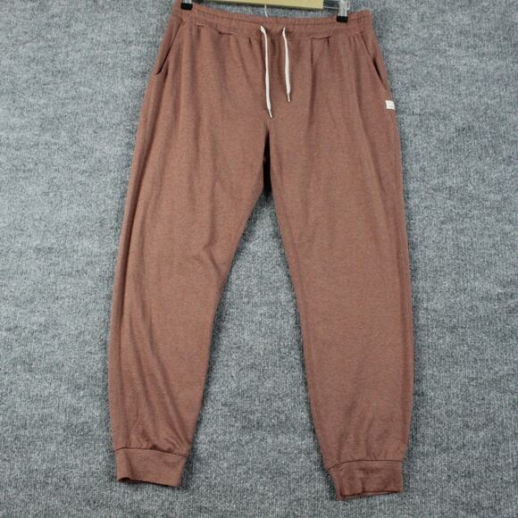 Vuori Pants Womens Large Brown Performance Jogger Lounge Sweatpants Casual Comfy - Picture 1 of 10
